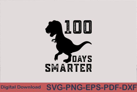 100 Days of School Smarter SVG Design for Crafts and Graphics