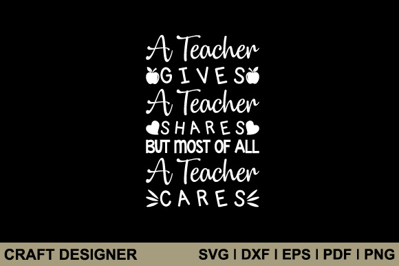 A Teacher Gives a Teacher Shares Svg Graphics and Crafts