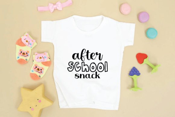 After School Snack SVG Design for Graphics and Crafts