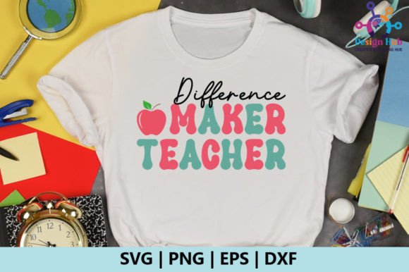 Embroidery Review: Difference Maker Teacher Retro SVG