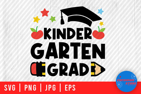 Kindergarten Grad Svg for Graphics and Crafts