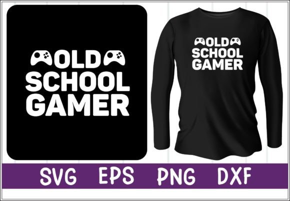 Old School Gamer Svg: Graphics and Crafts with Nostalgic Flair