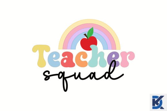 Retro Teacher Squad SVG: Graphics with a Nostalgic Vibe