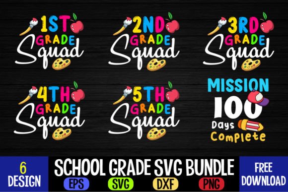 School Grade SVG Bundle Review