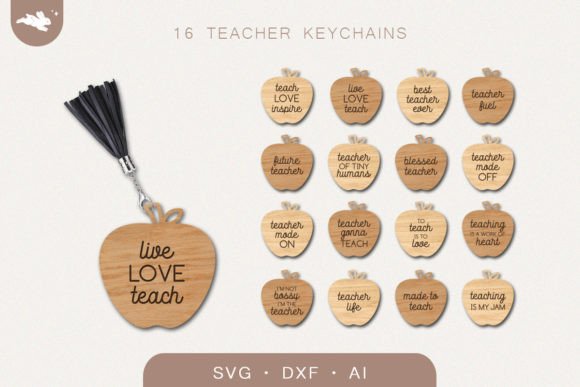 Teacher Keychain Svg Review for Real Embroidery Projects