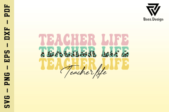 Teacher Life SVG Teacher Vibes SVG