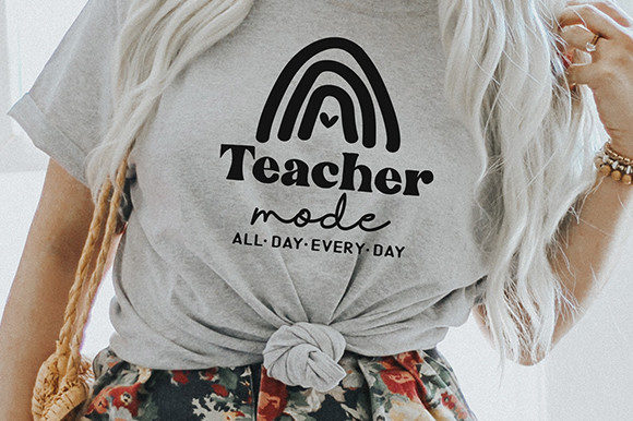 Teacher Mode Svg Cut File for Graphics and Crafts